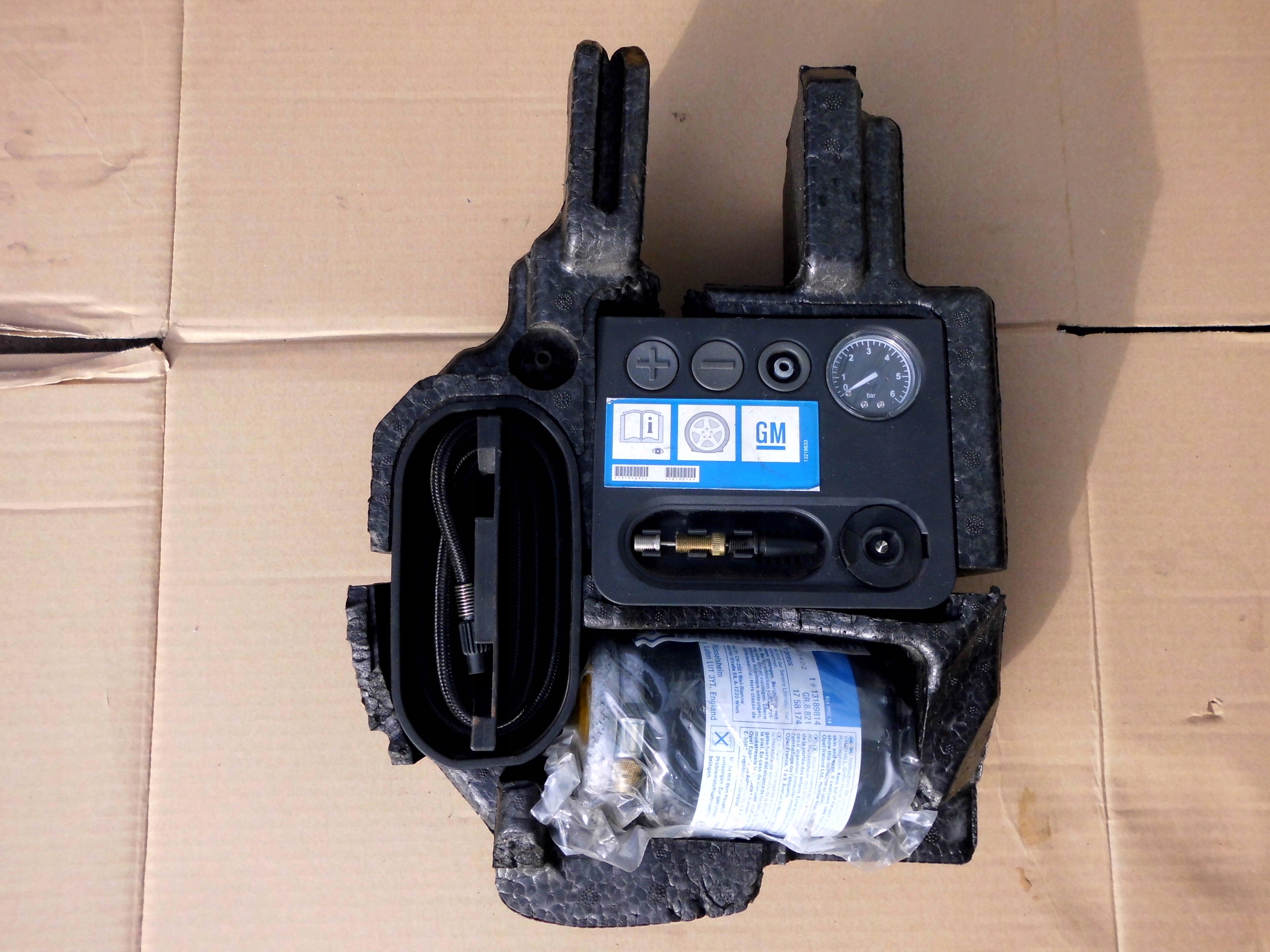 OPEL ZAFIRA B ZESTAW NAPRAWCZY KOŁA KOMPRESOR