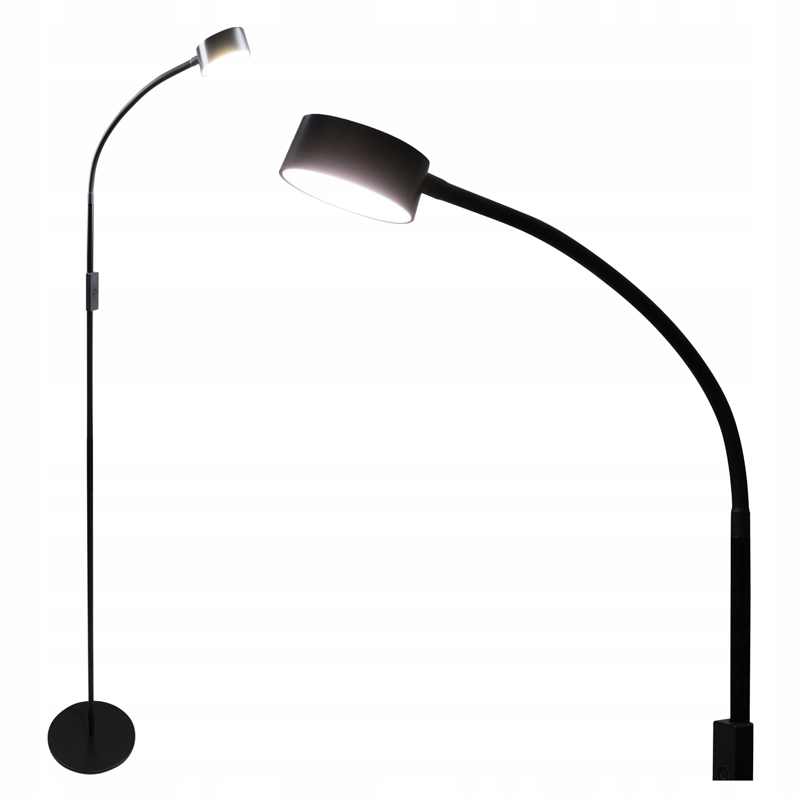 Stojací podlahová lampa 3W Cct Černá Stmívatelná Bruno Sanico Goldlux