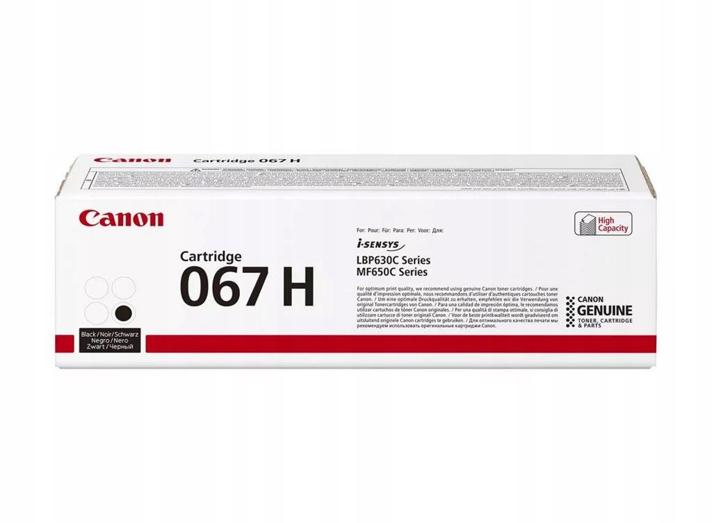 Toner org. Canon CRG-067H Black MF651cw MF655cdw MF657cdw