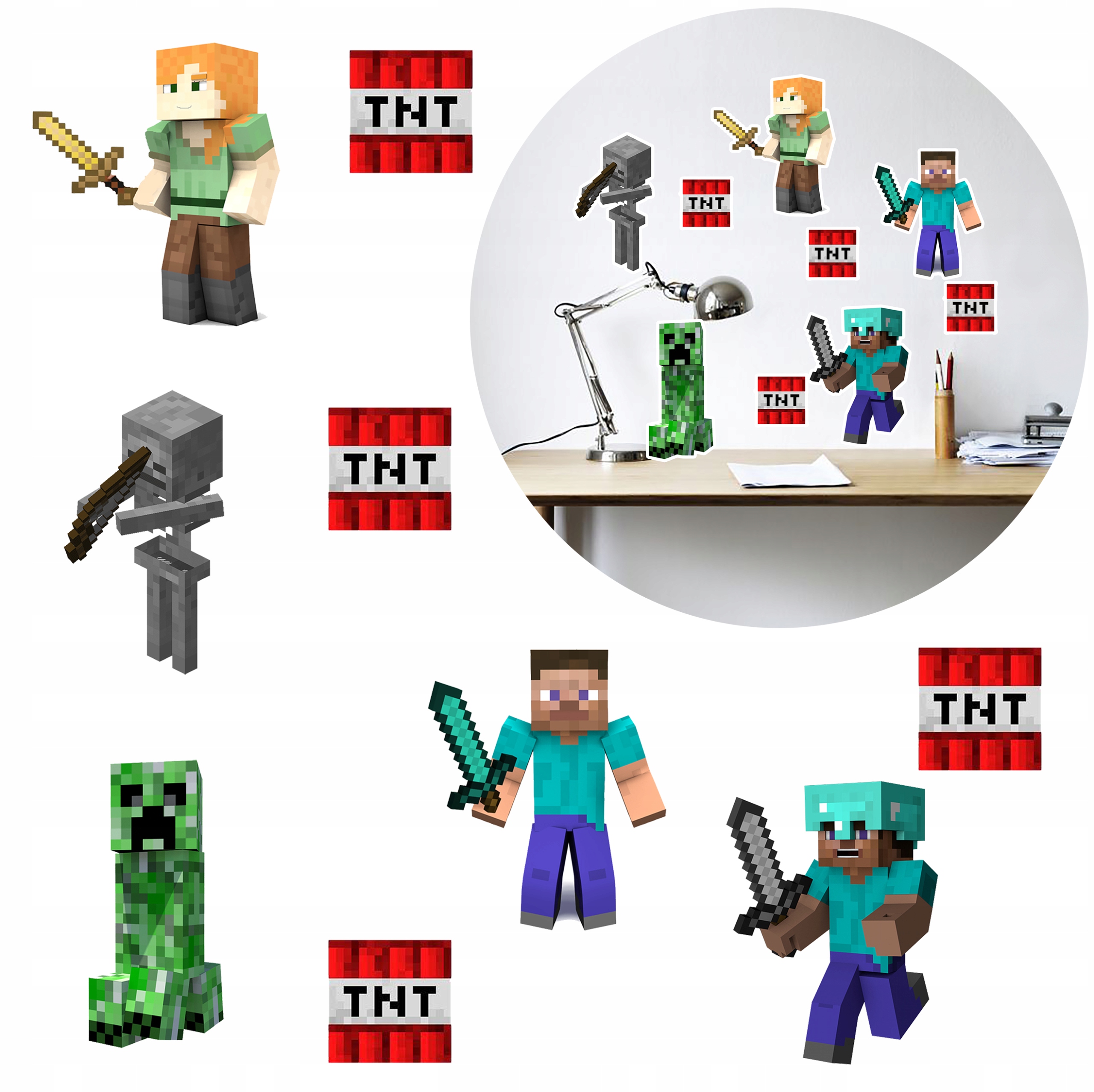 

Naklejki Na Ścianę Minecraft Laptopa Duży Wybór