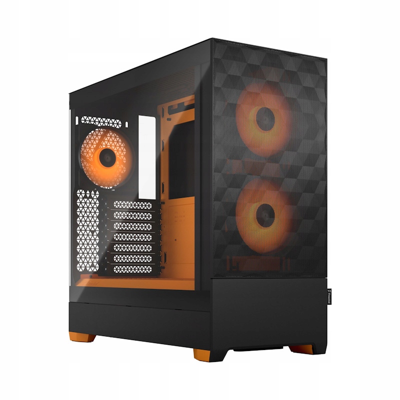 Fractal Design Pop Air Rgb Orange Core Tg Clear Tint/ Midi Tower/…