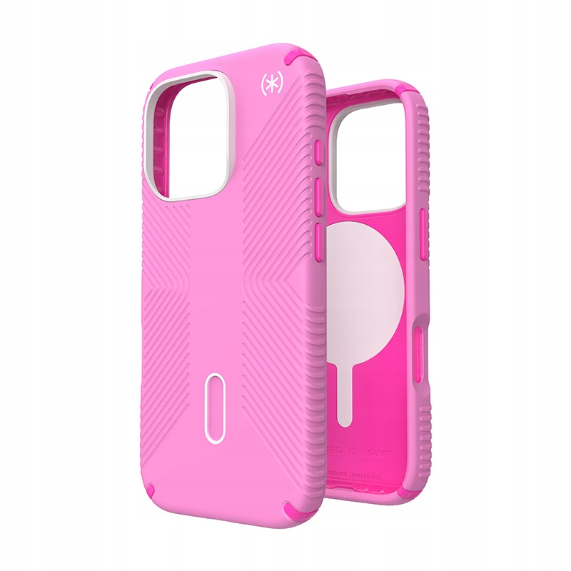 Speck Presidio2 Grip ClickLock & MagSafe Pouzdro iPhone 16 Pro (pravě Pink