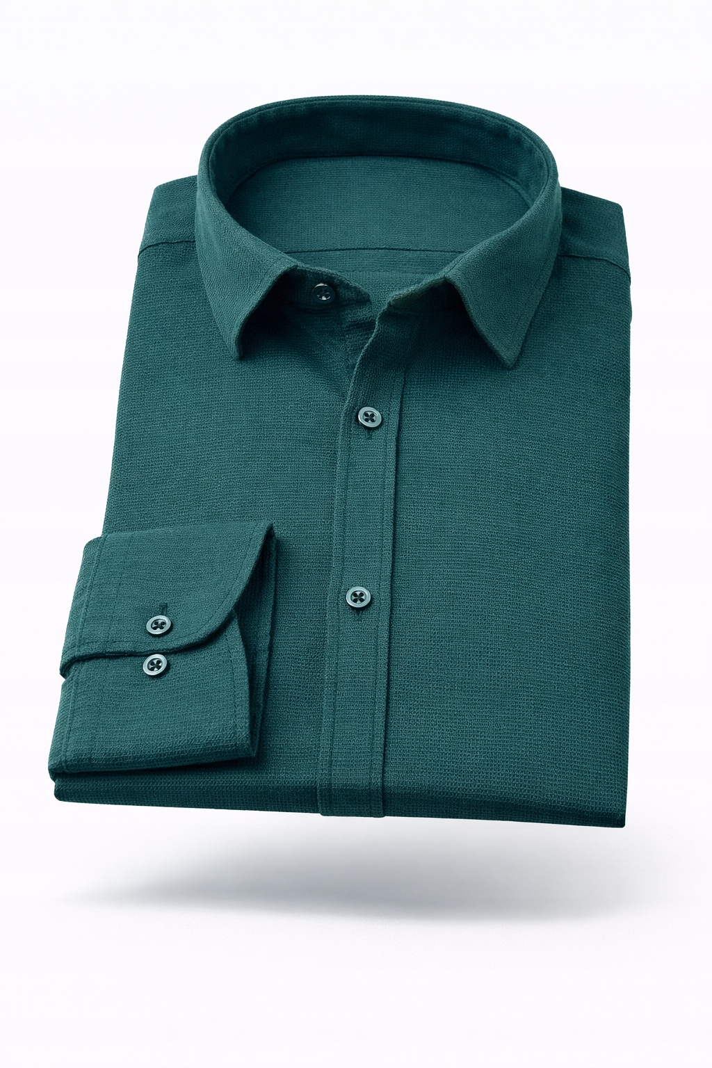 Pánská košile Viadi Polo Zelená Comfort Dlouhý rukáv vel. XXL Bavlna 97%