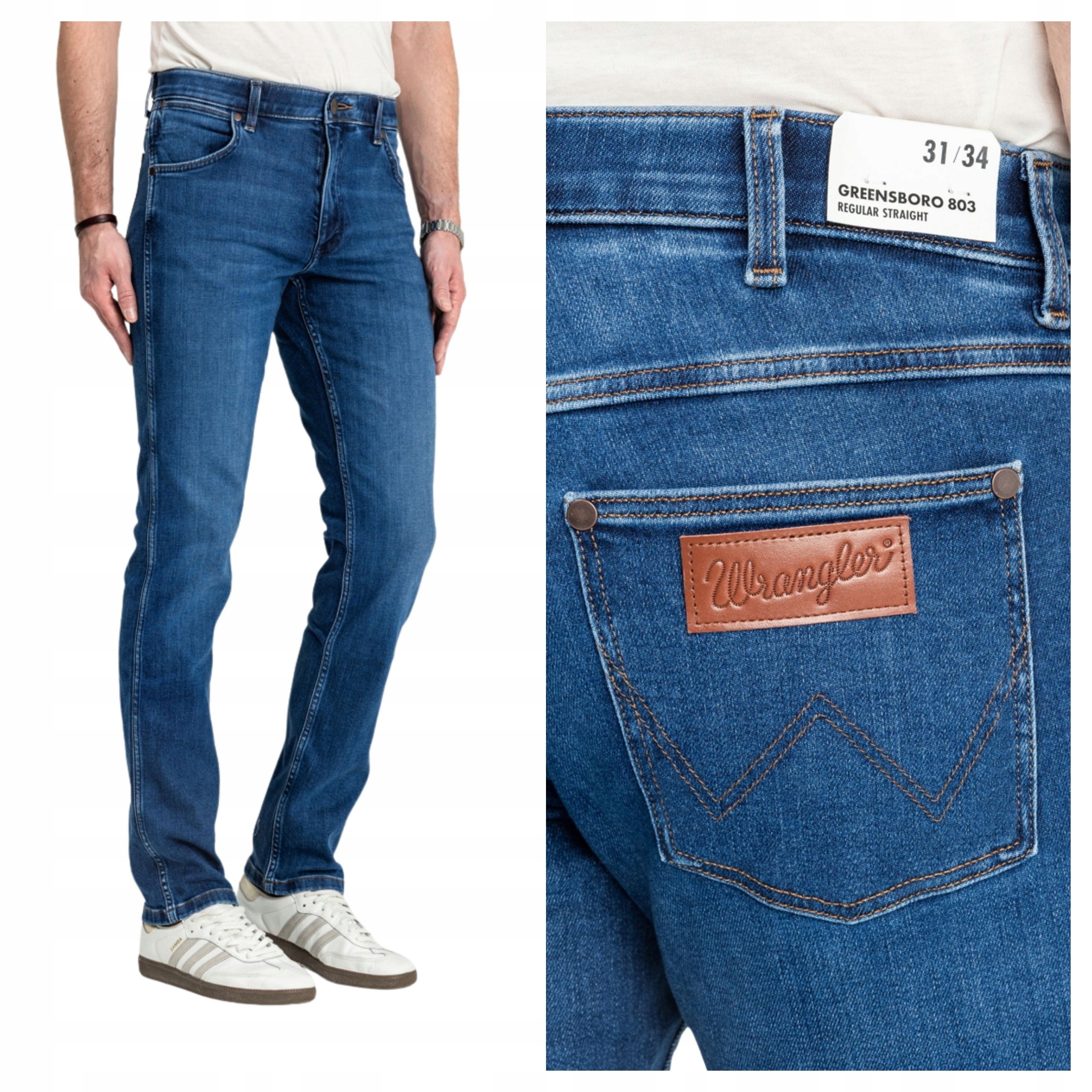 Pánské kalhoty Wrangler Greensboro Dandelion Summer Klasické Denim W34 L34