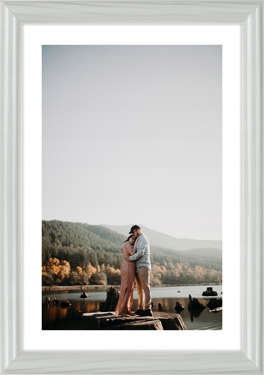 

Ramka Na Zdjęcia Biała Foto Rama 10x15 CM