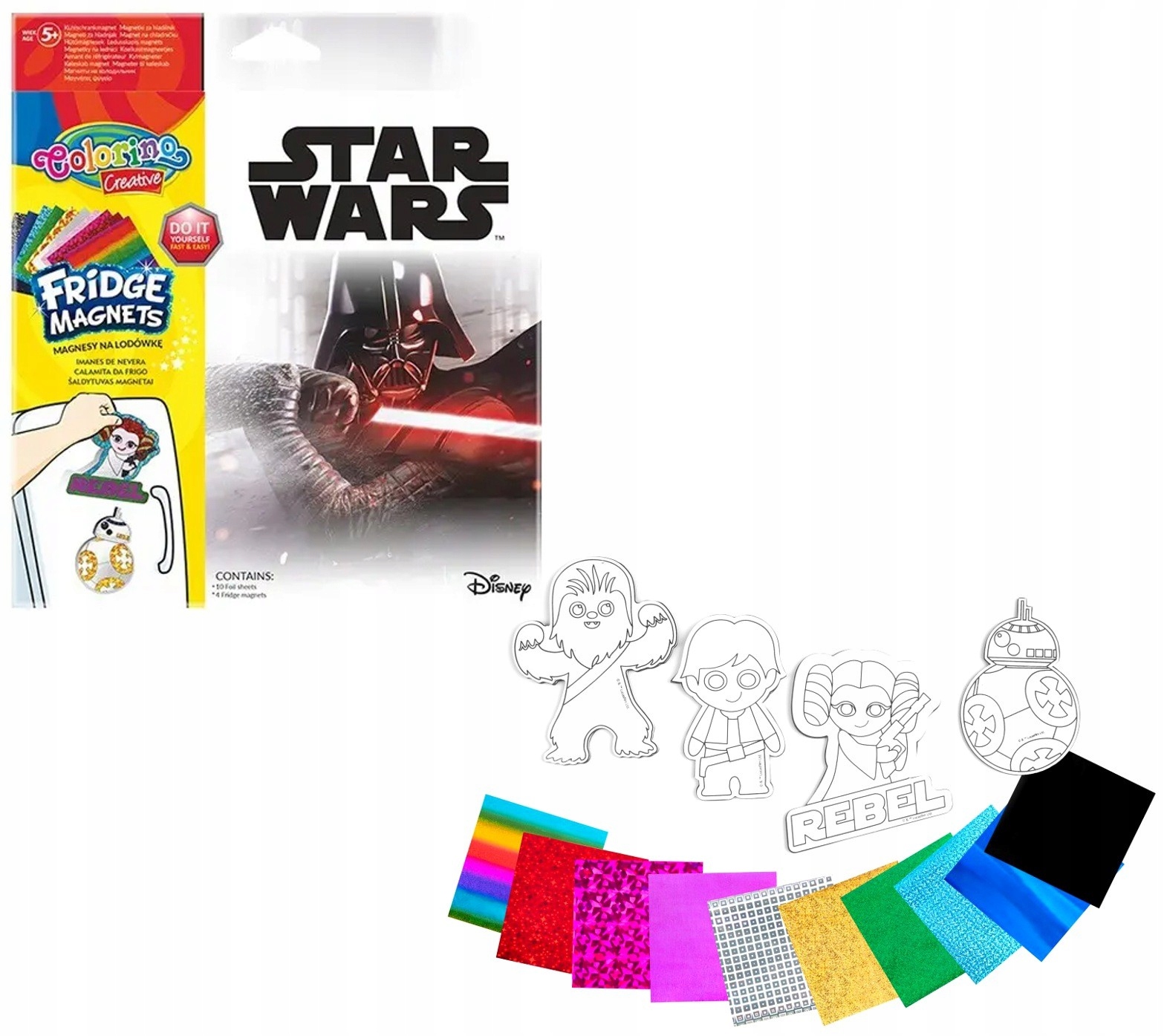 

Magnesy na lodówkę Diy Star Wars Colorino