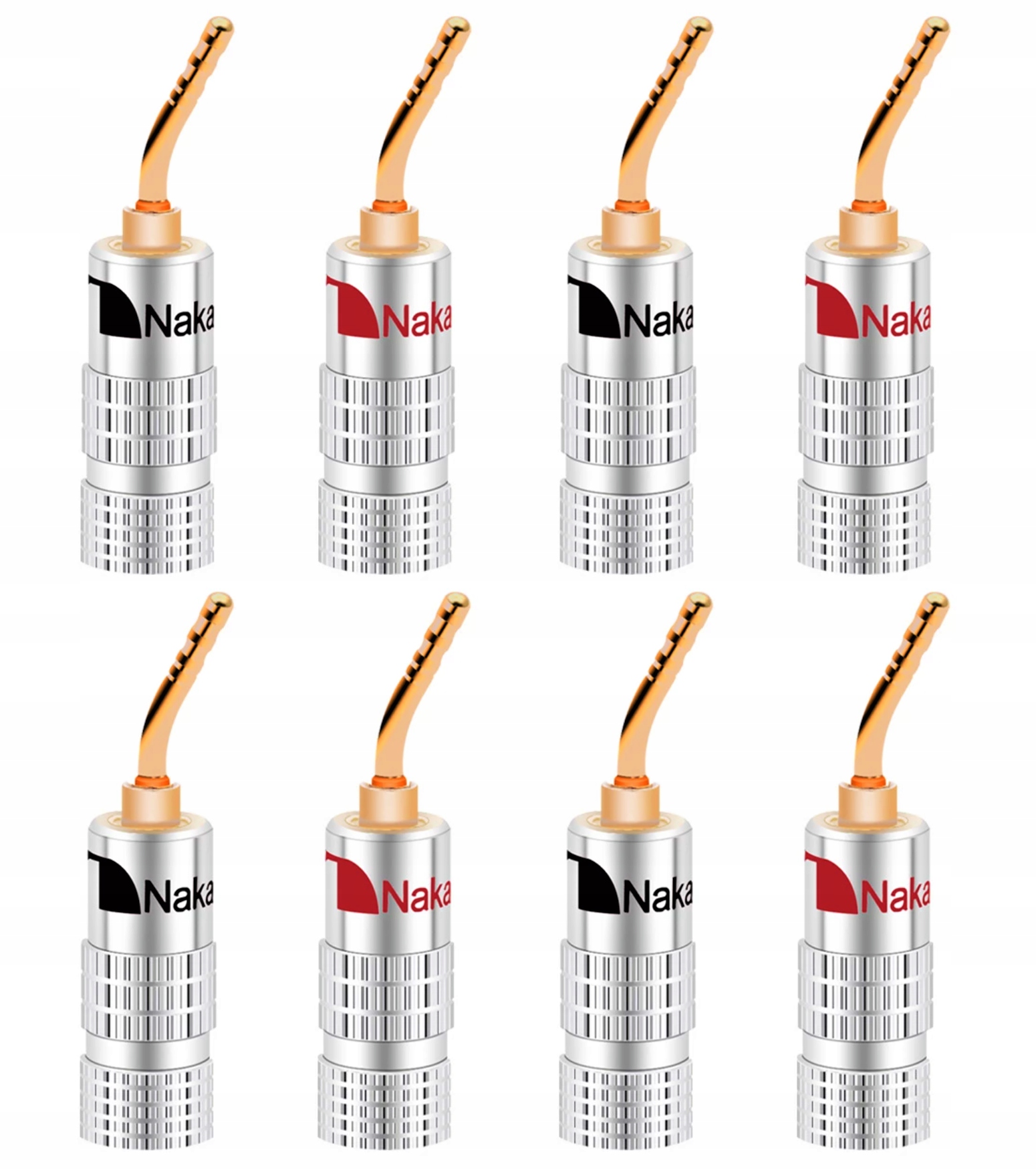 

Wtyki głośnikowe szpilkowe 2mm igła Nakamichi 8szt