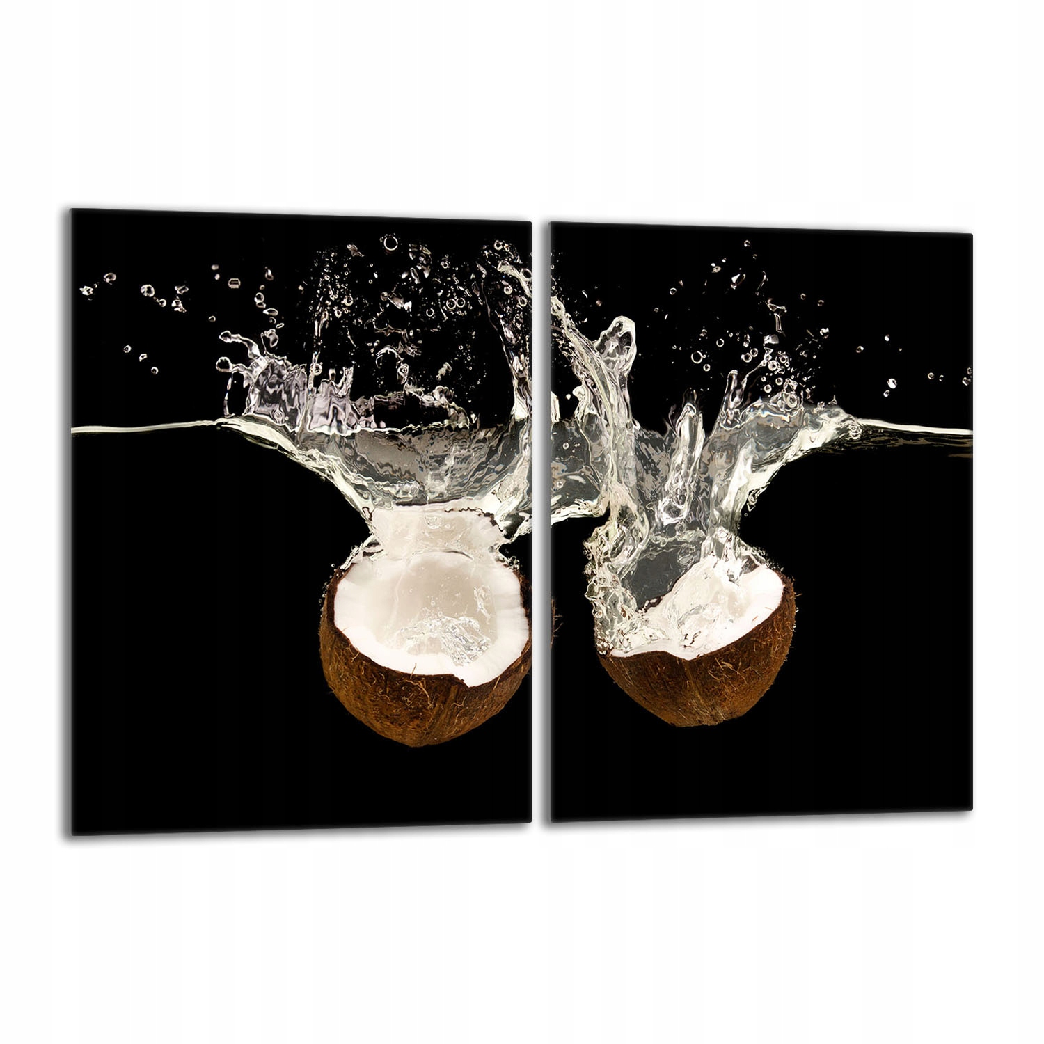 Skleněná ochranná deska na sporák 2x40x52 Kokos Do Kuchyně