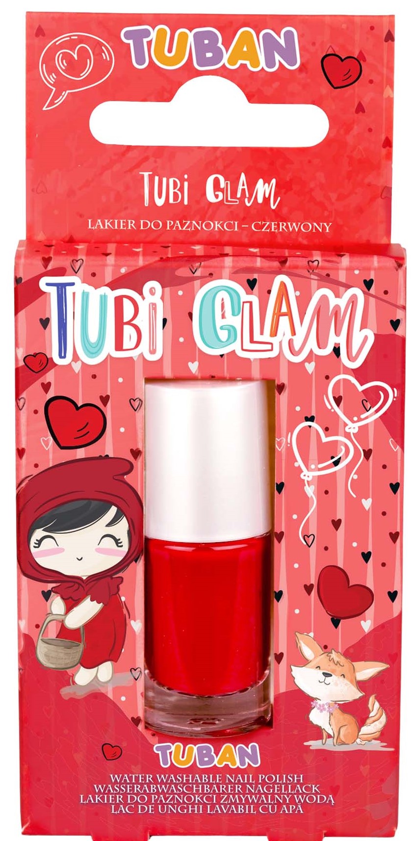 Lakier do paznokci Tubi glam czerwony