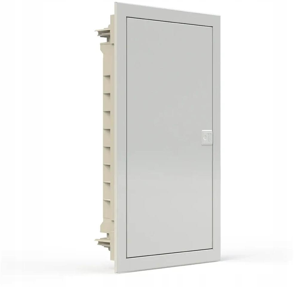 Plastová Instalační Skříň S Kovovými Dveřmi, Podomítková, IP40, 3 Rz