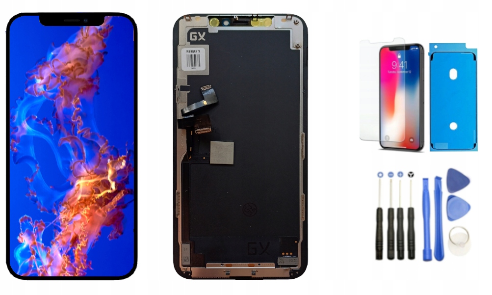 Náhradní Oled displej pro Apple iPhone 11 Pro Těsnění Sklo Šroubováky