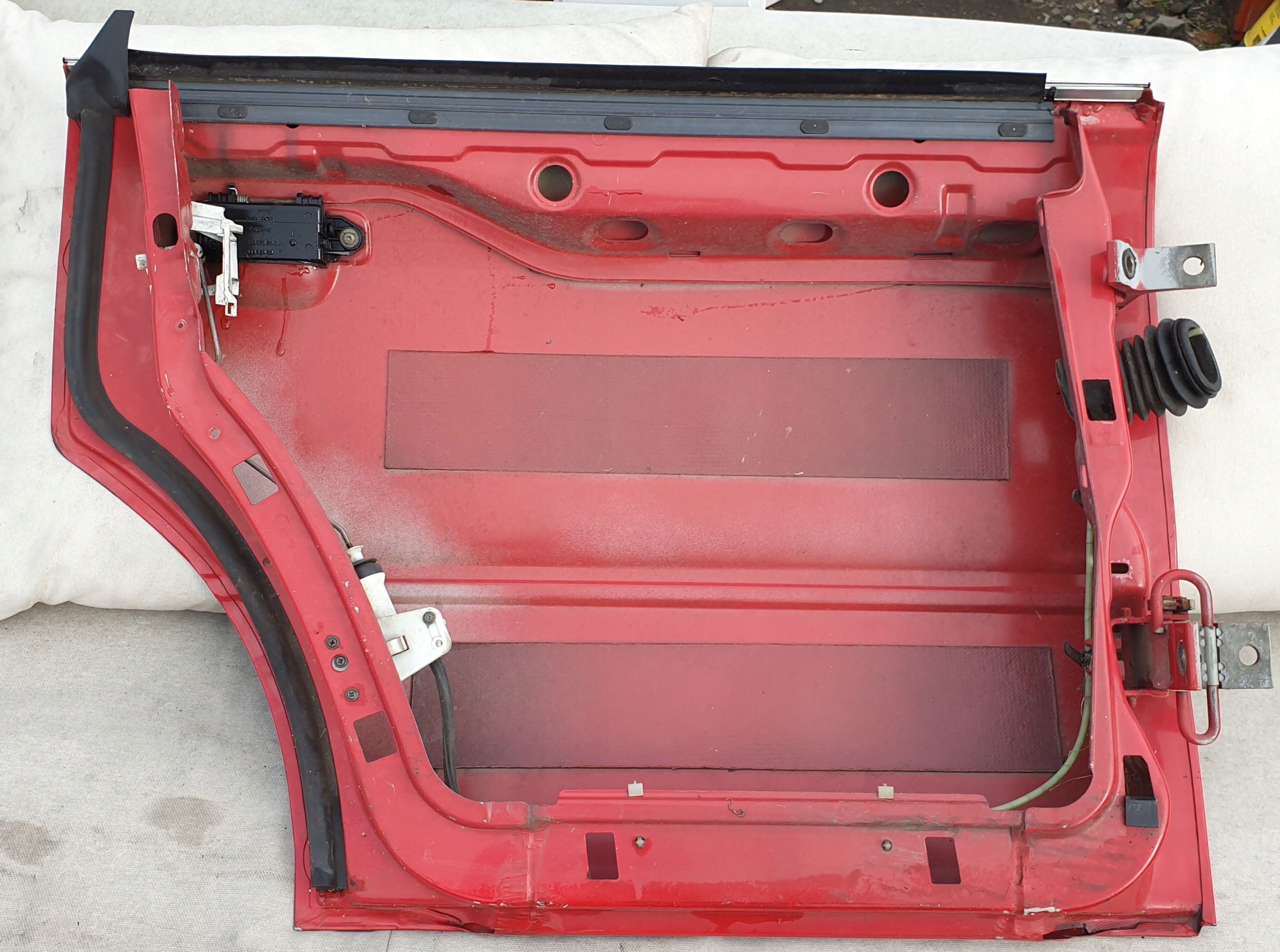 door rear part PLAT left rear AUDI 80 B3 handle ORYGINALNE