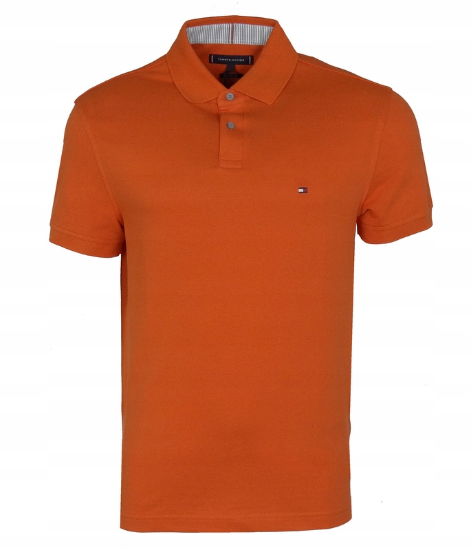 Tommy Hilfiger pánské polo, oranžové, S