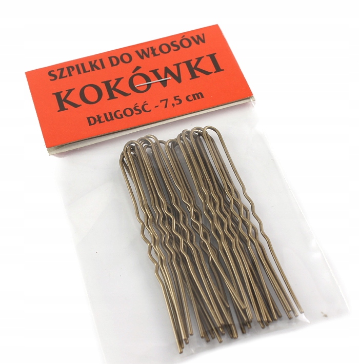 

Szpilki Do Koka Kokówki Złote 7,5 CM