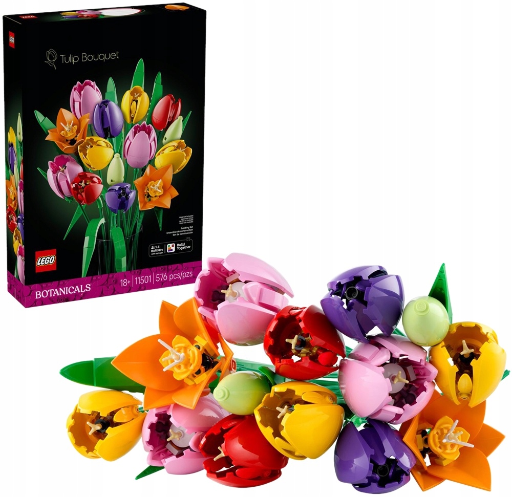 stavebnice Lego Botanicals Kytice tulipánů 576 dílků 11501