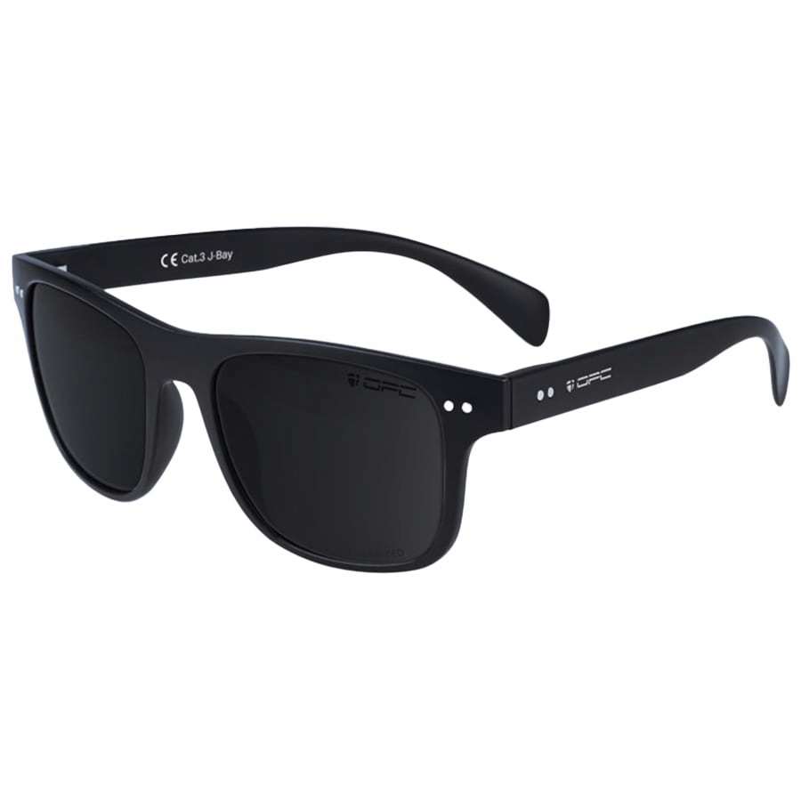 Okulary przeciwsłoneczne Opc Lifestyle J-Bay Matt Black Smoke z polaryzacją