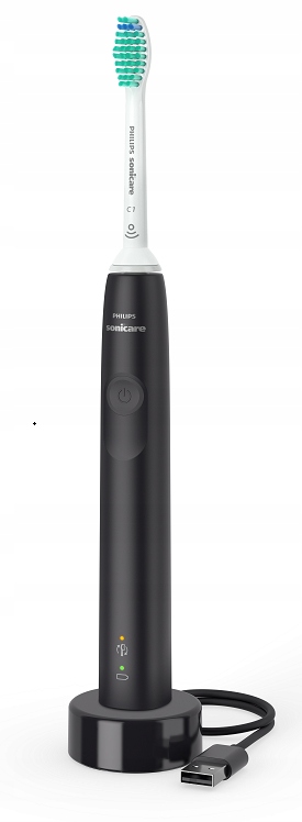 PHILIPS Sonicare 3100 Szczoteczka Soniczna Czarna Z Etui I Timerem — miniatura 12