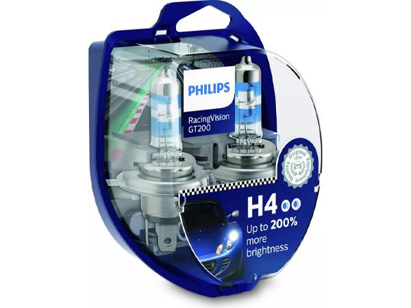 

Philips Racing Vision GT200 +200% H4 12V 60/55W