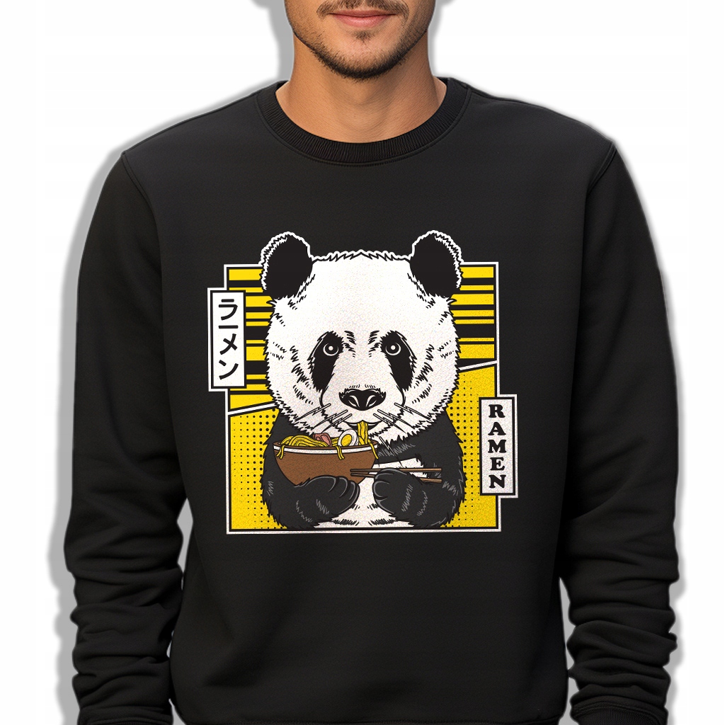 Pánská Mikina Dresová Černá Velikost L Anime Kawaii Crop Hoodie MIX Vzor