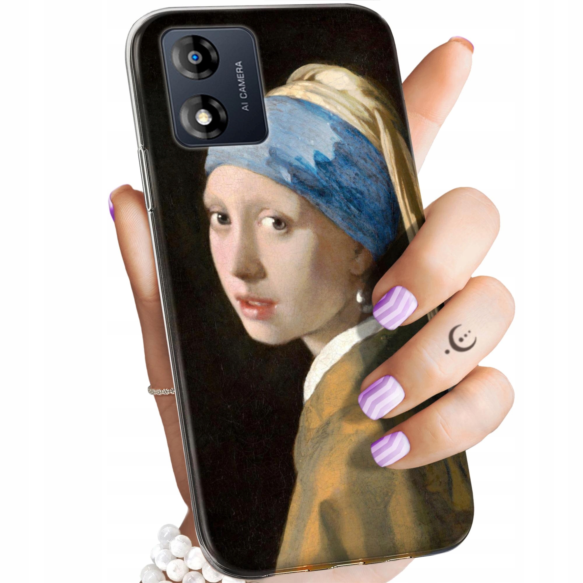 Etui Do Motorola Moto E13 Vermeer Johannes Malarz Obudowa Pokrowiec