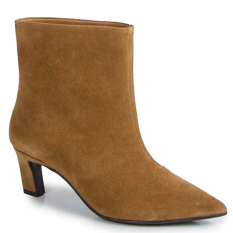 Chebello 4842 Hnědé Kožené Kotníkové Boty 36