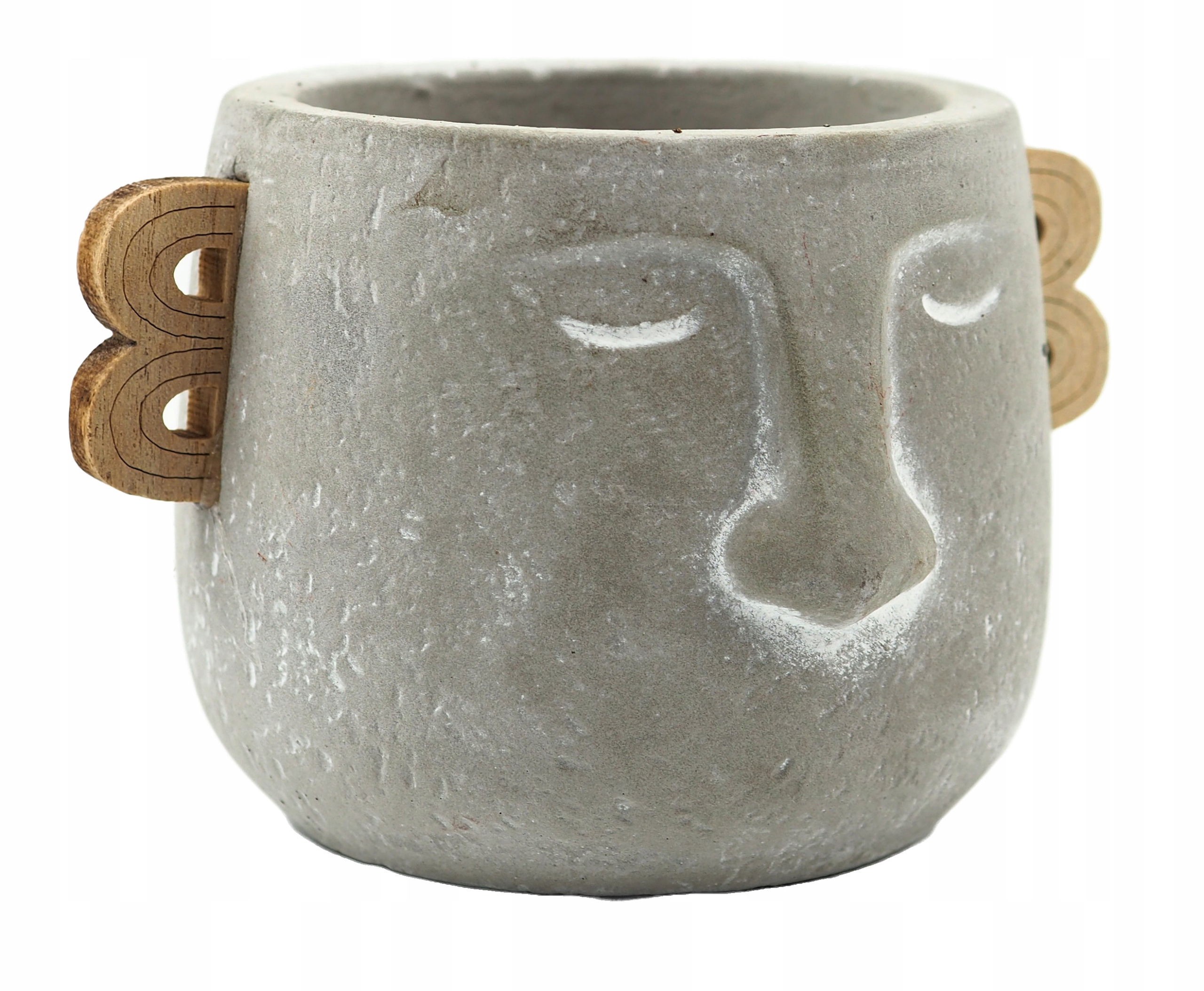 

Doniczka osłonka do roślin szer. 6cm beton Ryjek