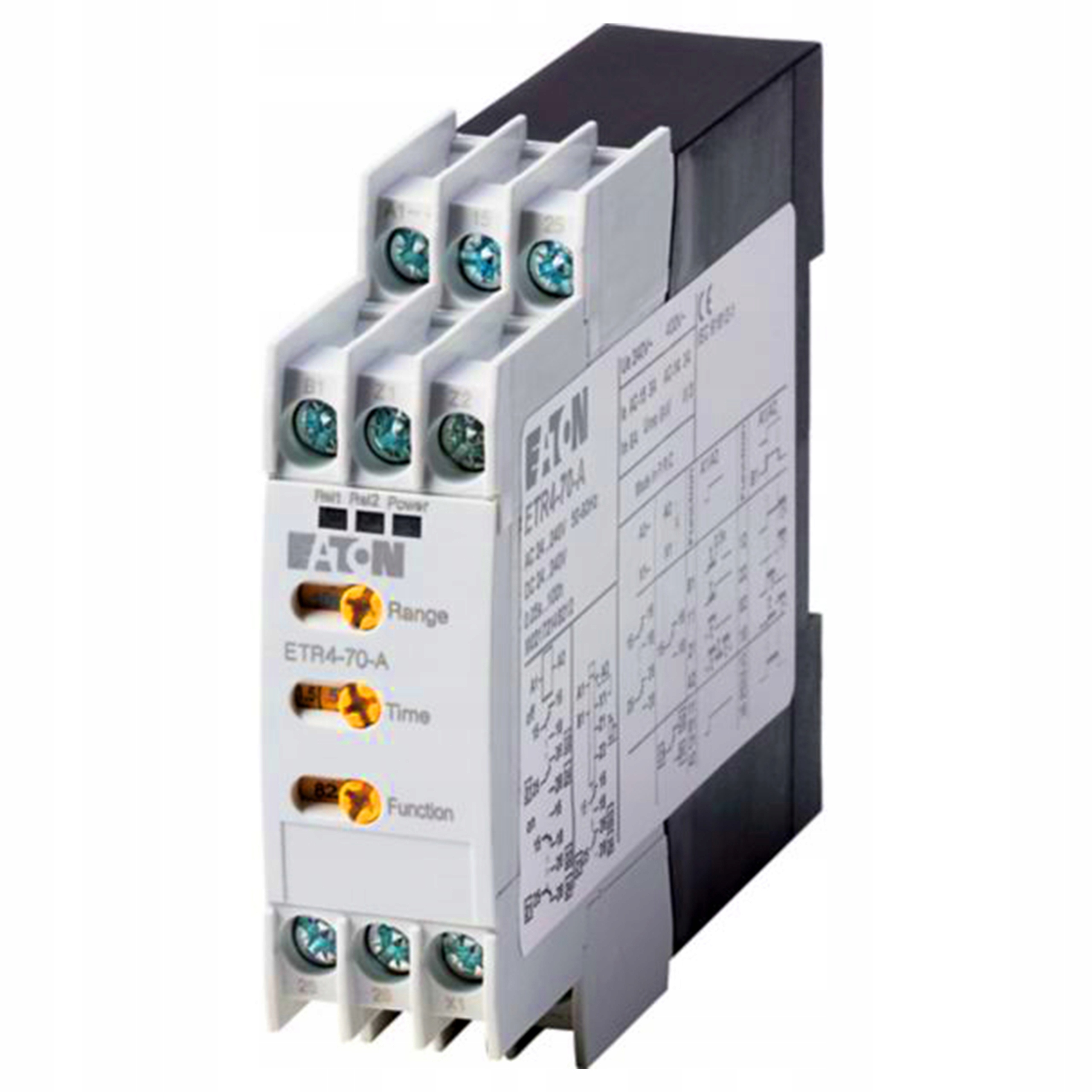 Multifunkčný časový relé 2W, 3A 0,05s-100h 24-240V Ac/dc, Eaton