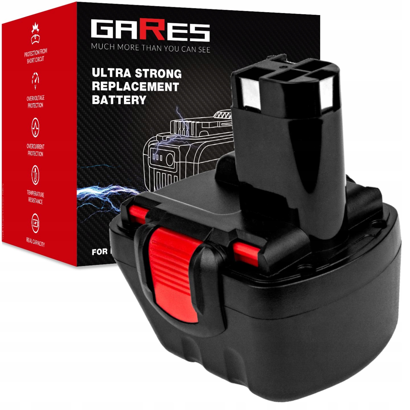 Akumulátor pro Bosch 2607335709 12V 1,5Ah