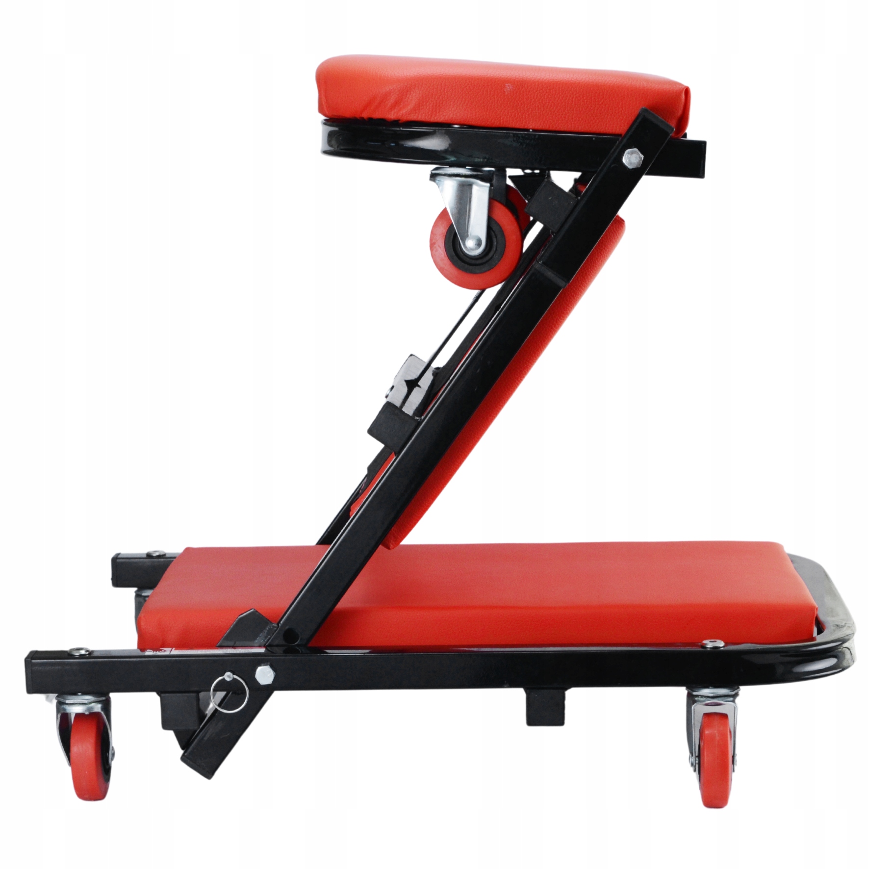 LEŻANKA WARSZTATOWA SKŁADANA TABORET LEŻAK 2W1 MAX SIEDZISKO STOŁEK BLACK Marka Black