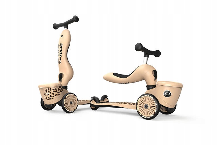 Scoot and Ride hulajnoga jeździk 2w1 +kask Leopard Marka Scoot & Ride