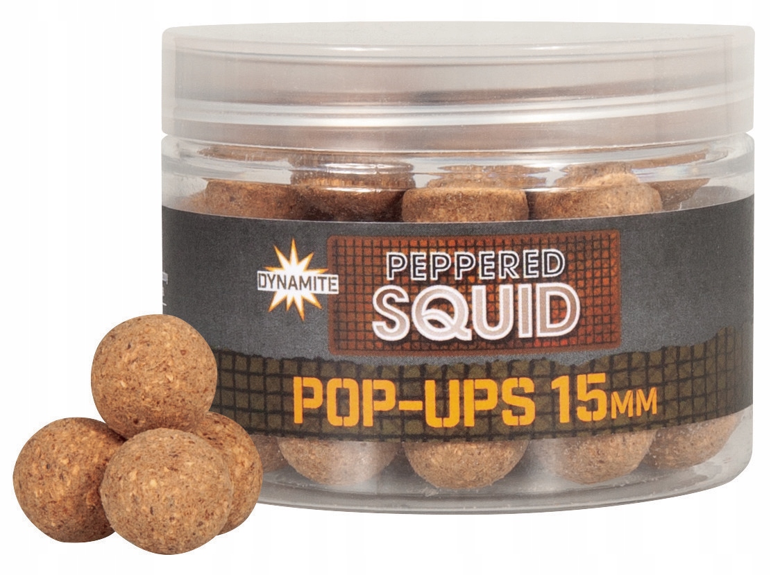 Kulki Pop Up Foodbait Peppered Squid 15mm Dynamite