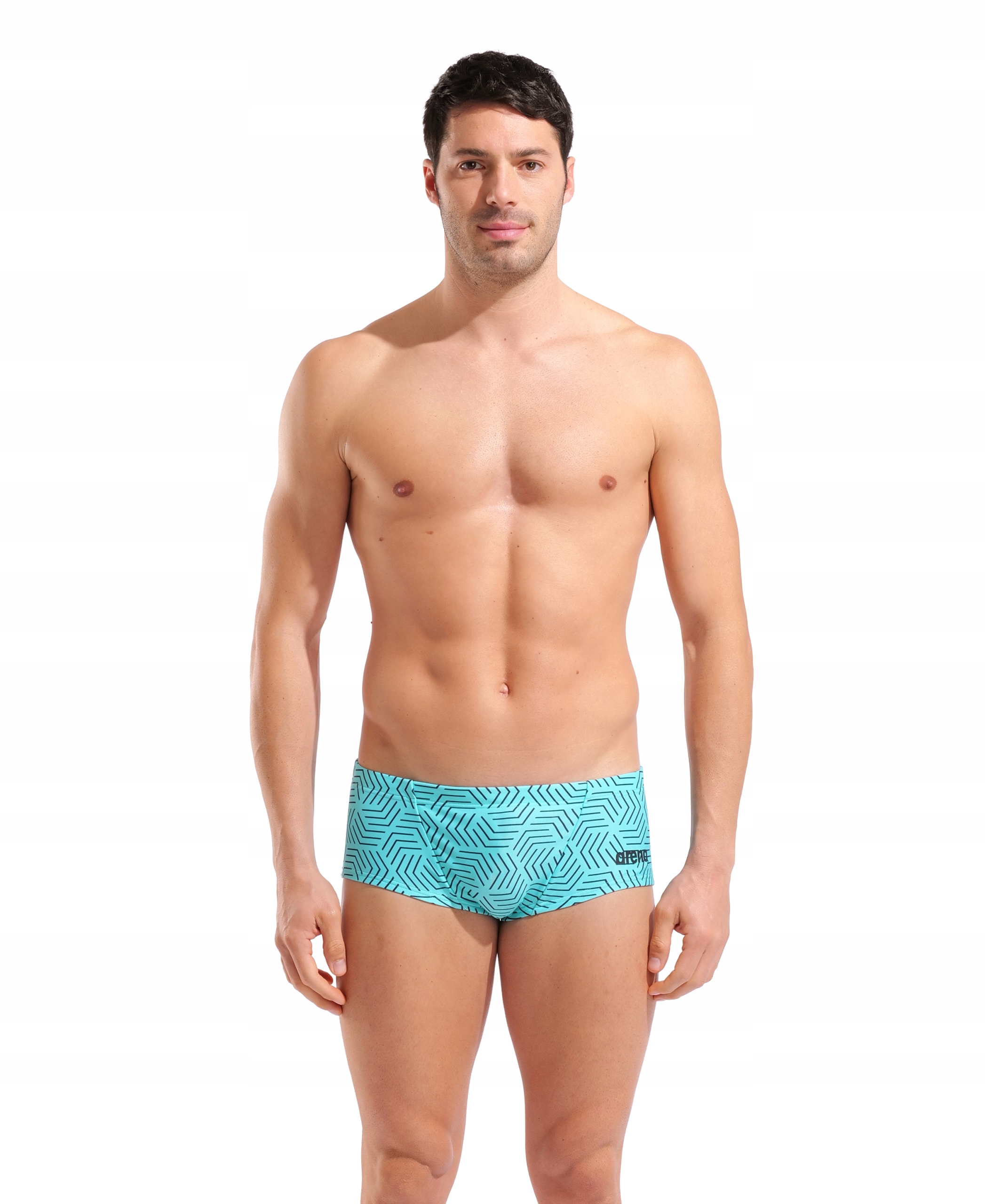 Kraťasy plavkové kraťasy Arena Allover Swim Low Waist Short 90