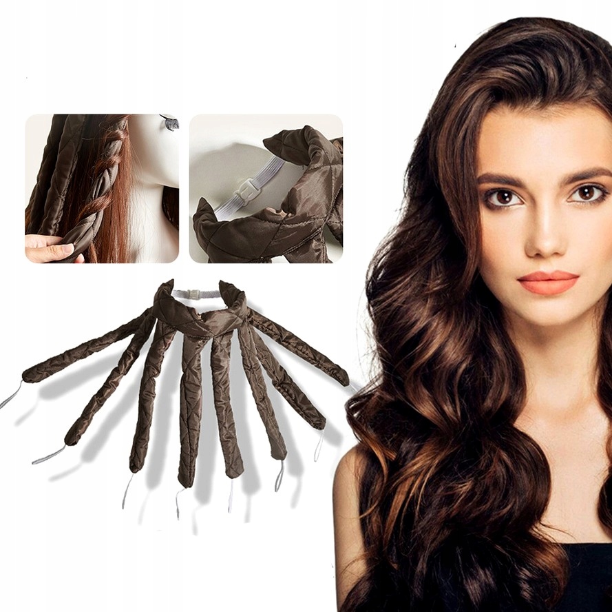 Lokówka do włosów kręcenia loków noc loki opaska Marka EDIBAZZAR