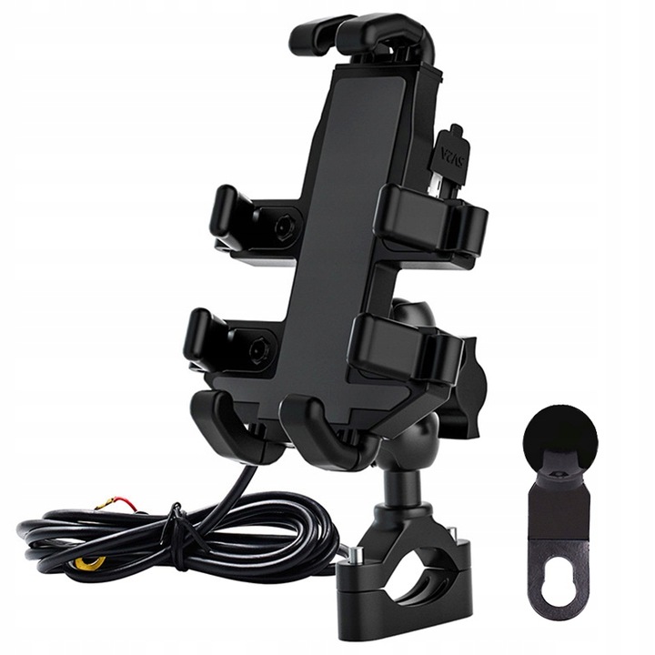 Držák Na Telefon, Motocyklový Skútr, Kovové Upevnění, Stabilní