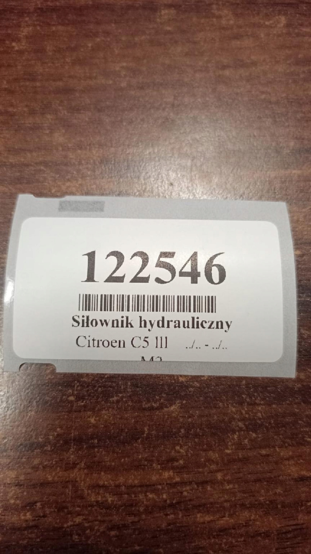 CITROEN C5 III 3.0 HDI damper HYDRAULICZNY SFERA GRUSZKA front