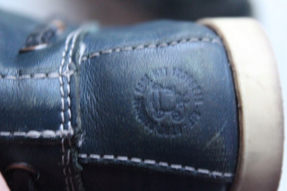 Next półbuty trzewiki granat skóra 8 16,5 cm Płeć chłopcy