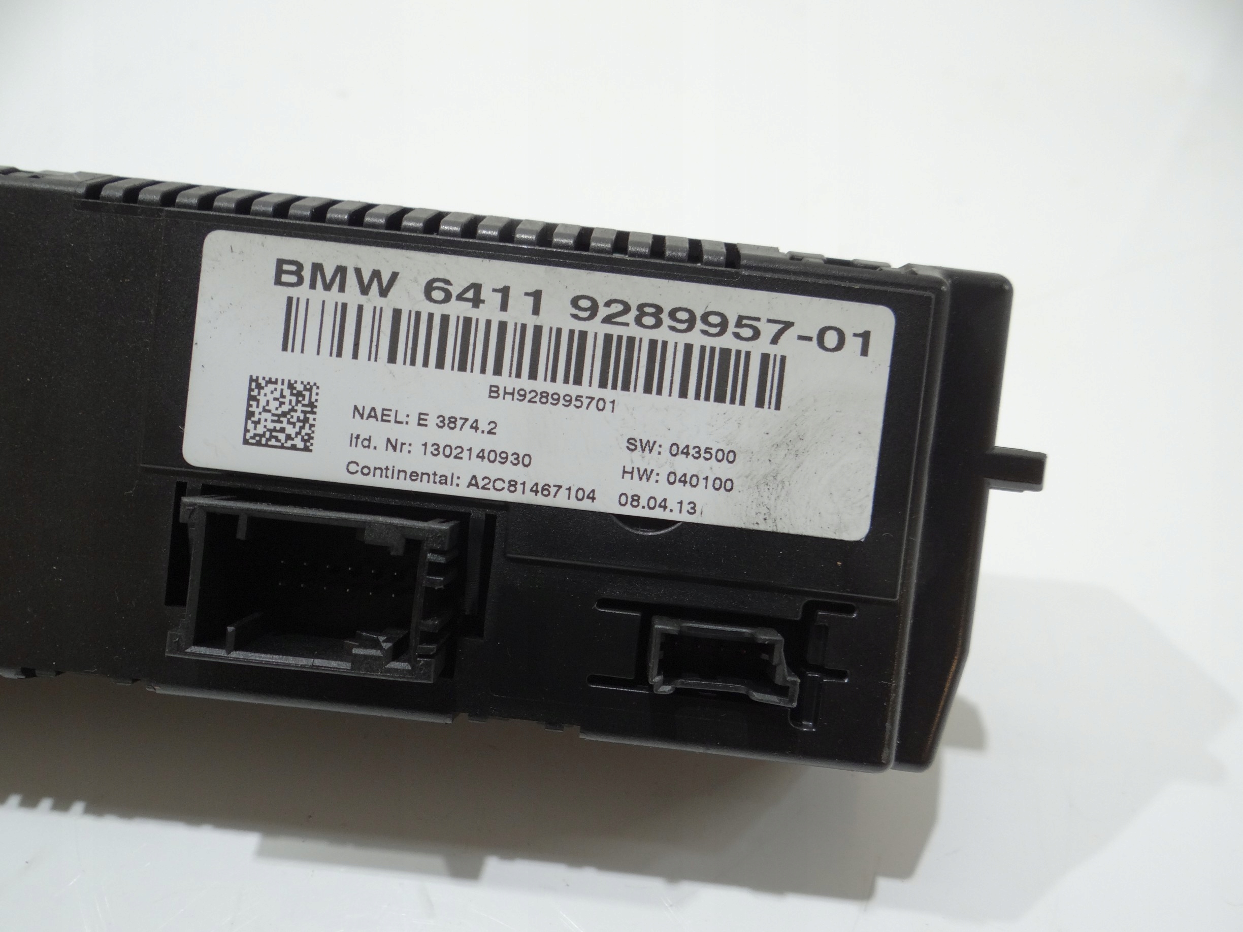 PANEL Bedienteil klimaanlage BMW X3 F25 9289957