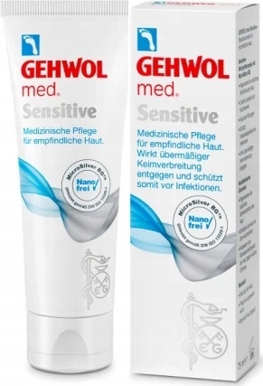 Gehwol med Sensitive krem z mikrosrebrem 75 ml