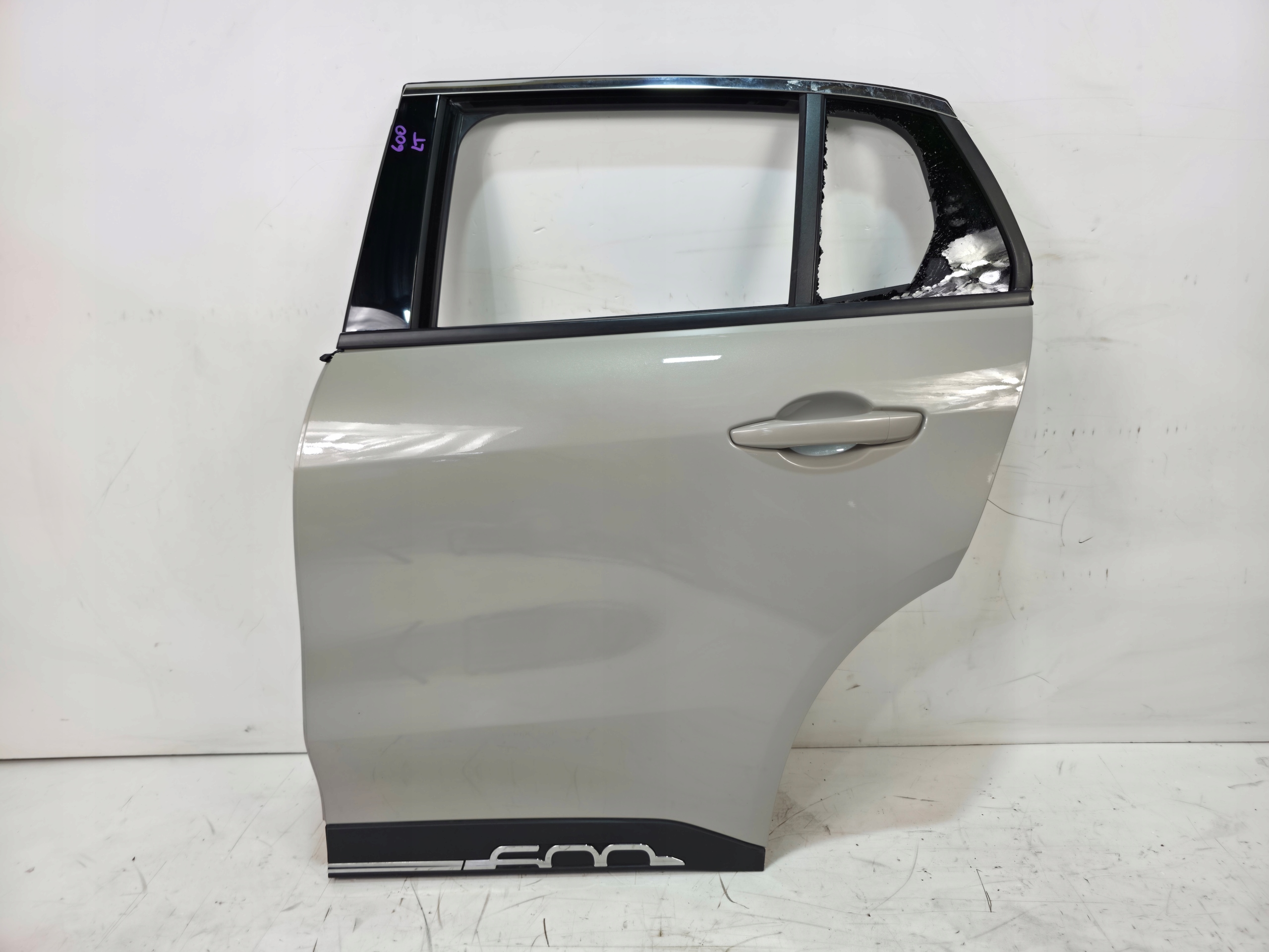 door left rear. FIAT 600 STONE GREY 636