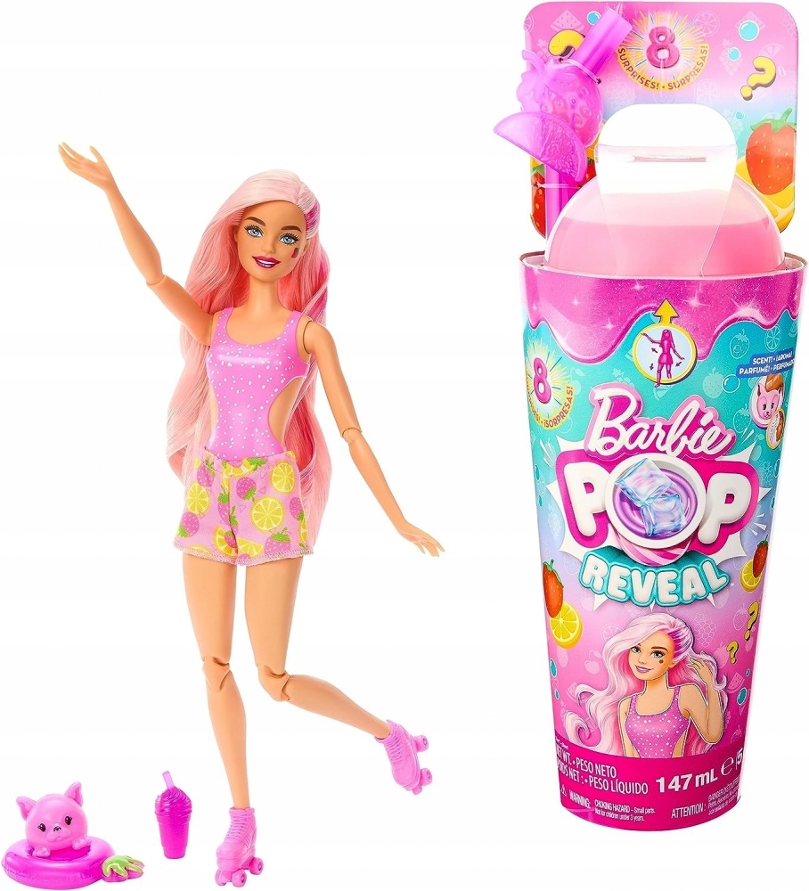 farebná BÁBIKA BARBIE pop reveal BÁBIKA PREKVAPENIE hračky pre dievčatá