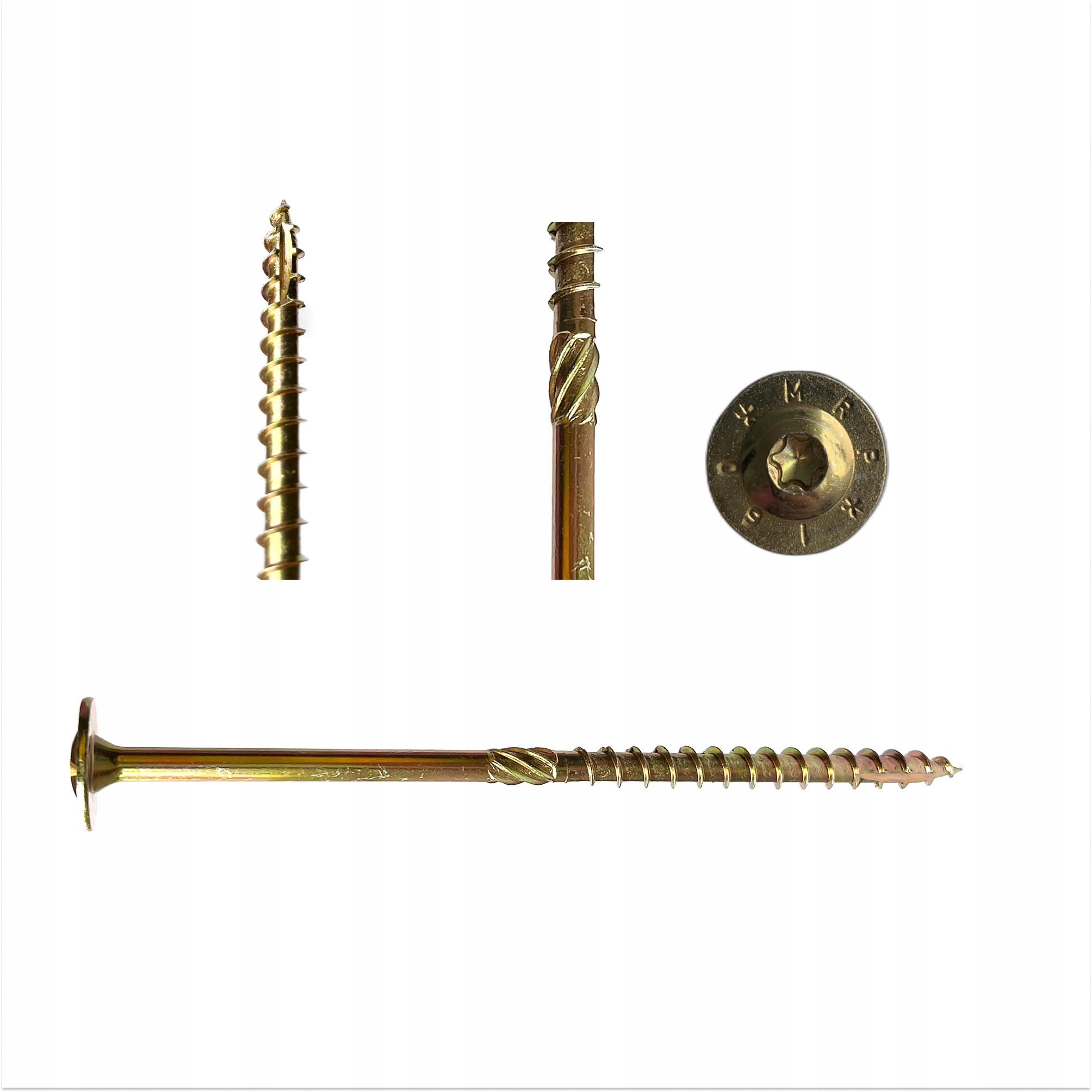 

Wkręty ciesielskie talerzowe 6x80 mm Torx 100 szt.