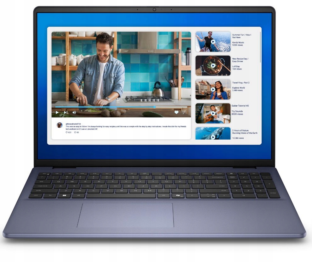 Dell 16 DC16251 5-120U 16" Wuxga 16GB 512GB Iris Xe W11P Blue 3R Nbd
