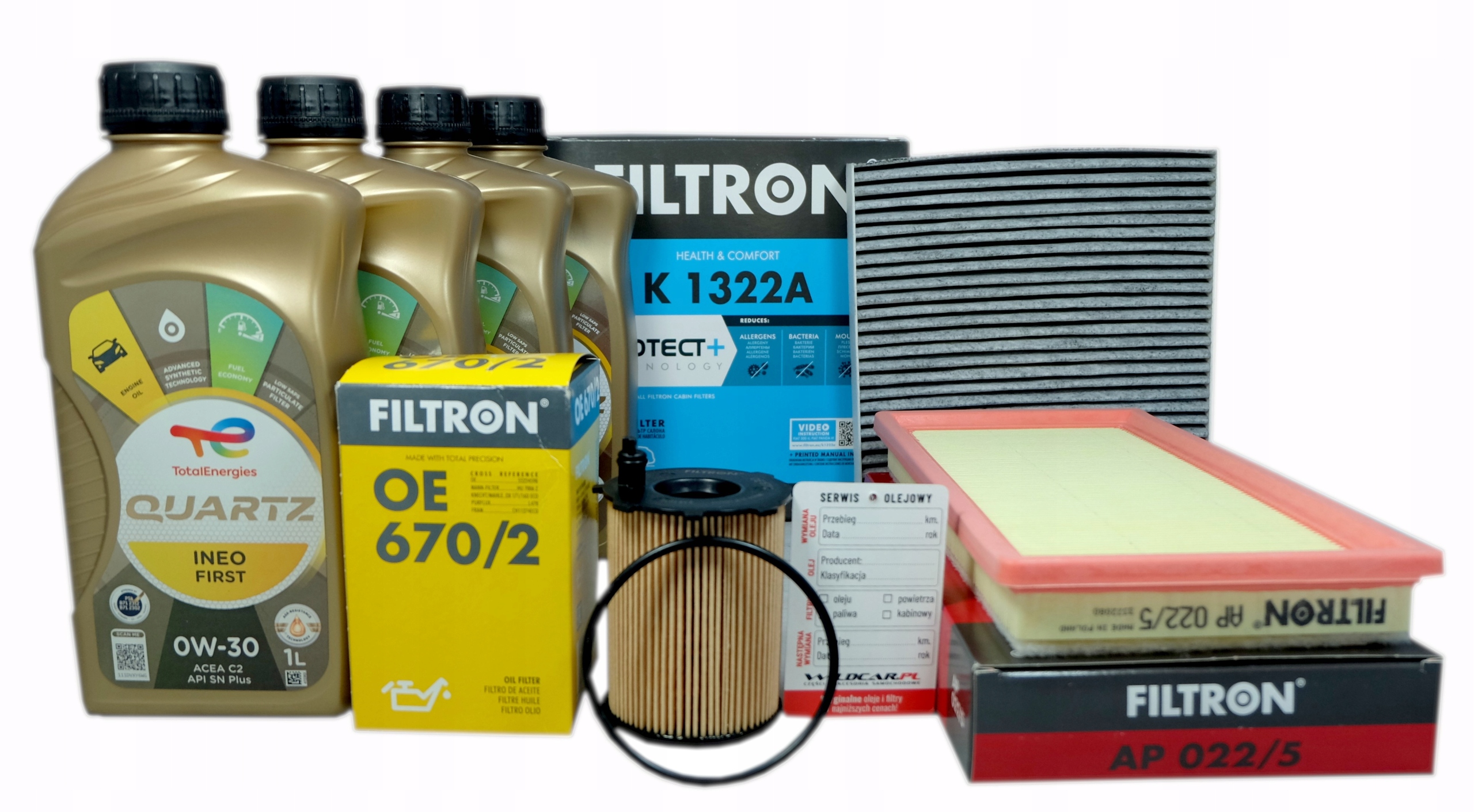 3x Filtr Olej Fiat Panda 3 0.9 78 80 86 90 EURO6