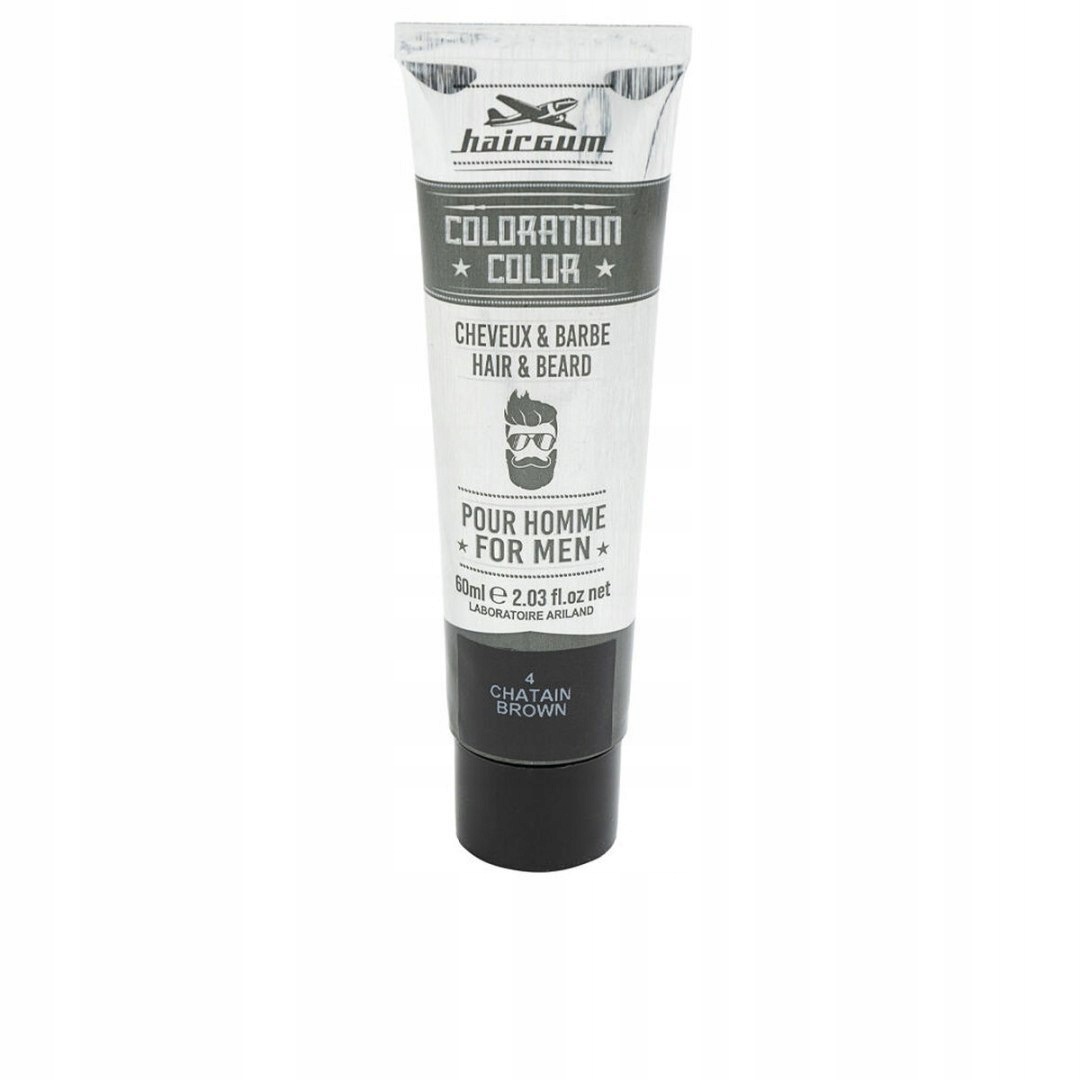 Trvalé barvení Hairgum Coloration Kaštan N4 N 4-Castano 60 g