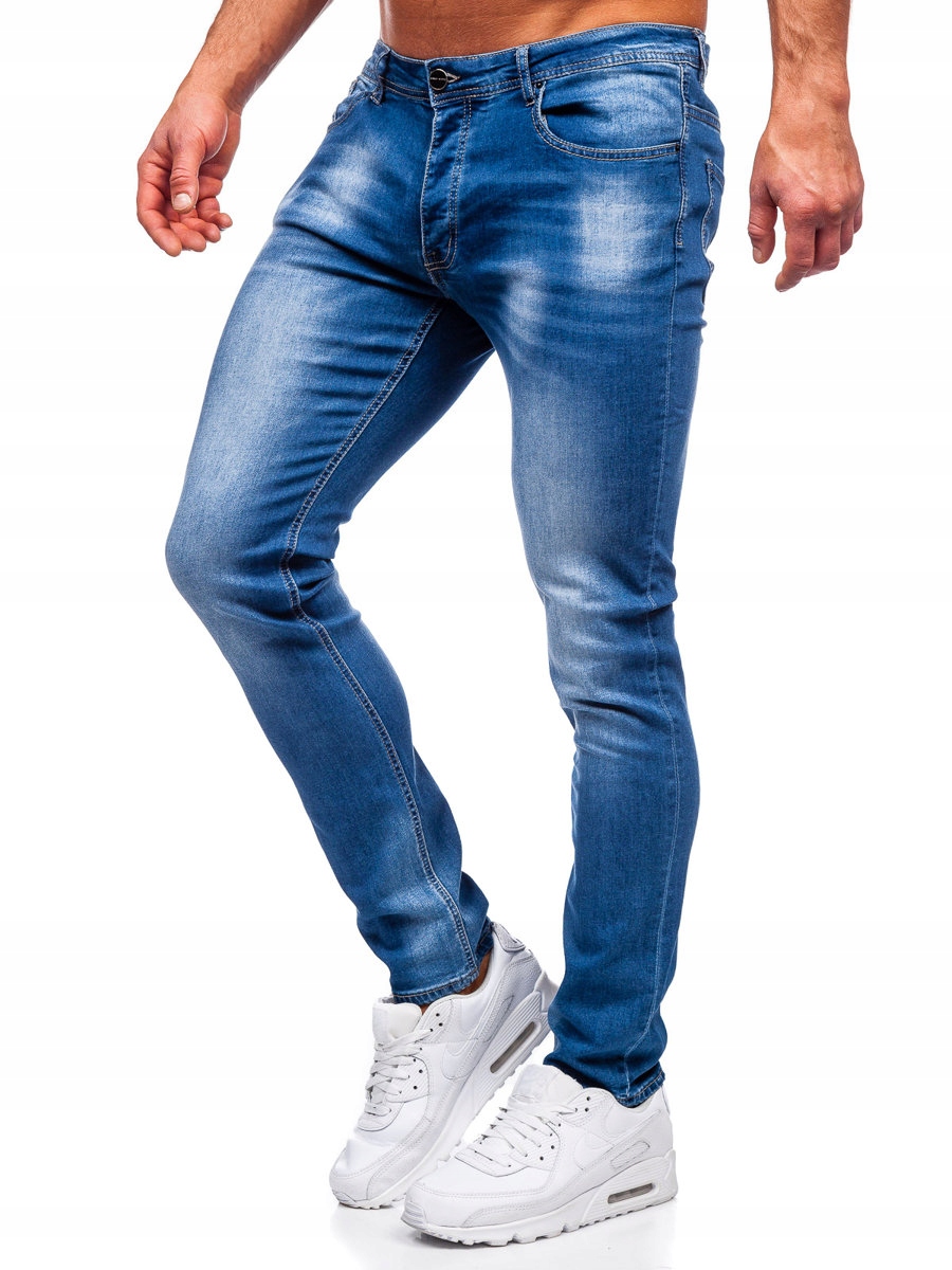 

Spodnie Jeansowe Granatowe MP019BC DENLEY_32/M
