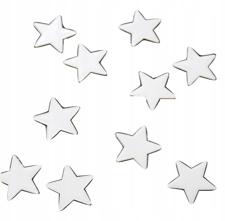 GWIAZDKI FLUORESCENCYJNE ŚWIECĄCE GWIAZDY białe Stan opakowania oryginalne