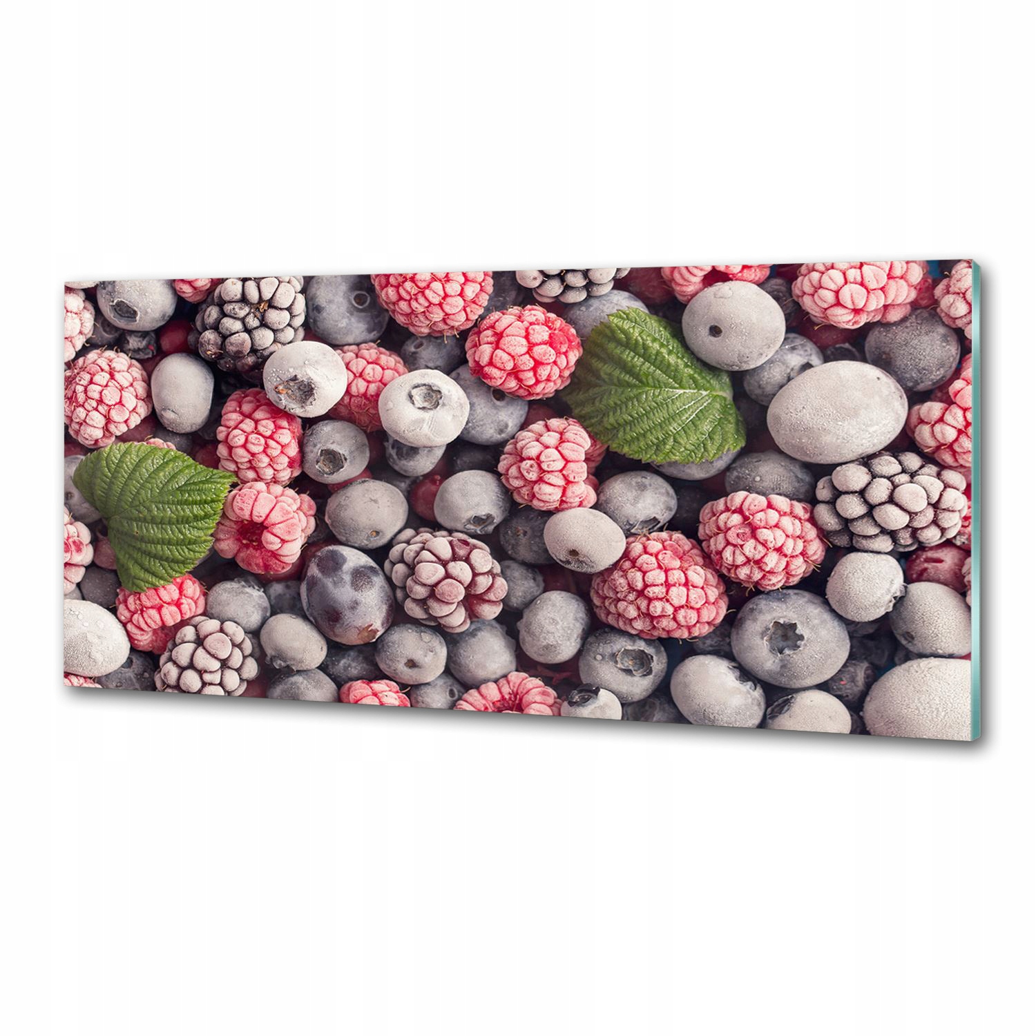 Panel lacobel Mrazené lesné plody 125x50 cm Lepidlo