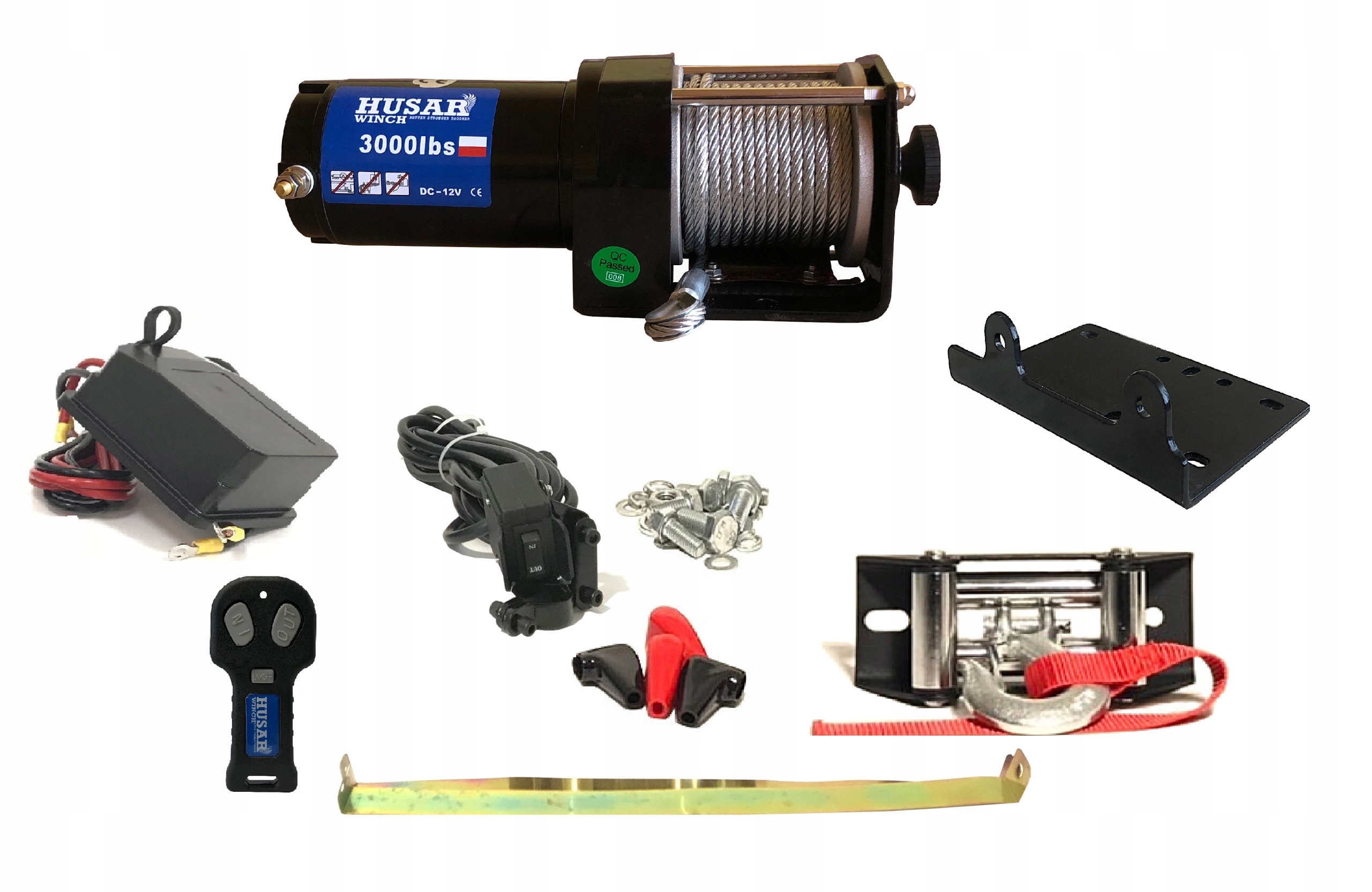 Wyciagarka elektryczna Husar BST 3000 LBS Quad UTV EAN 5903738831043