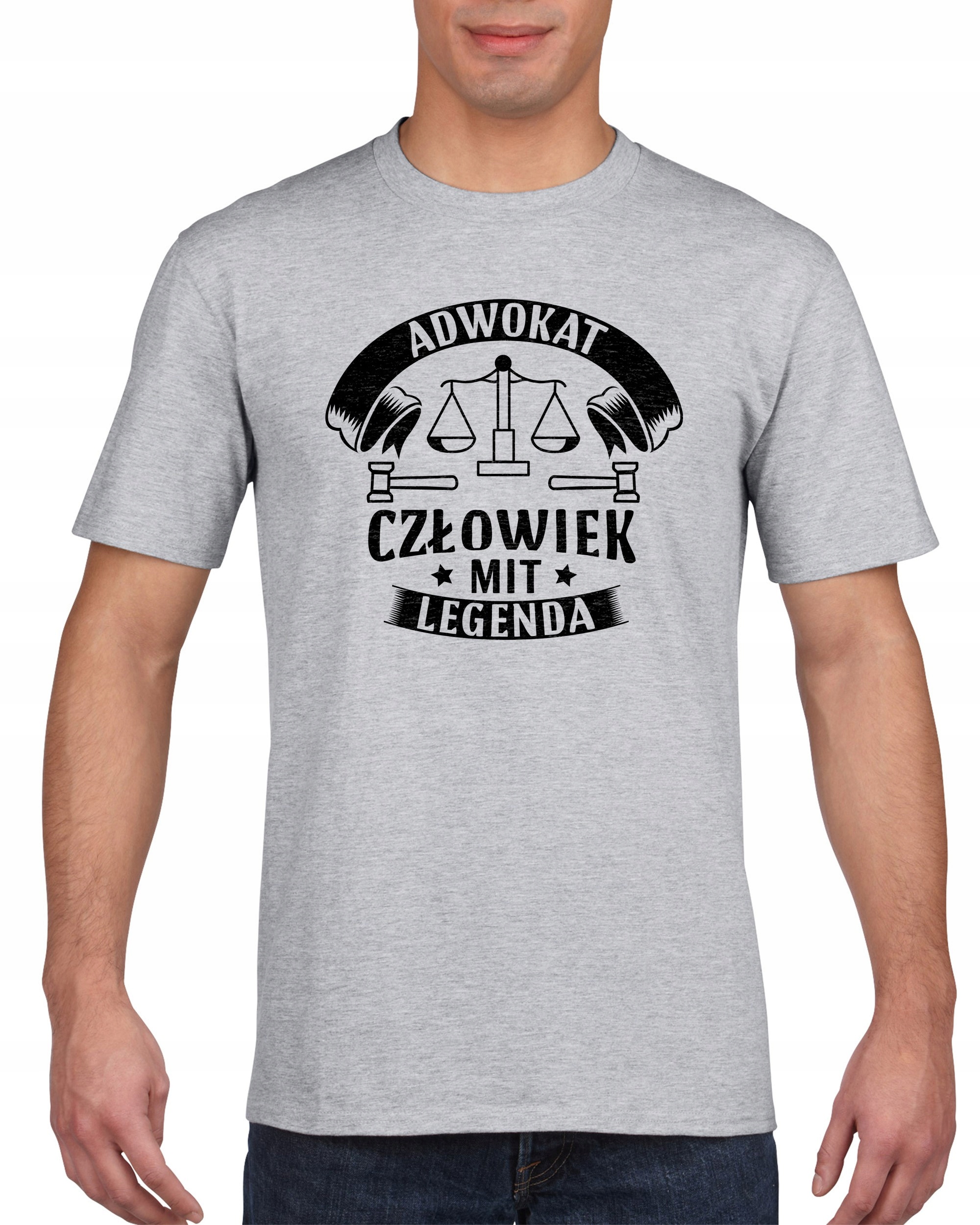 

Koszulka męska Adwokat Człowiek Mit Legenda XL