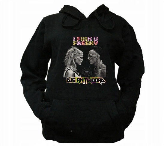 

XL Bluza Kaptur Męska Die Antwoord Yolandi Wzory